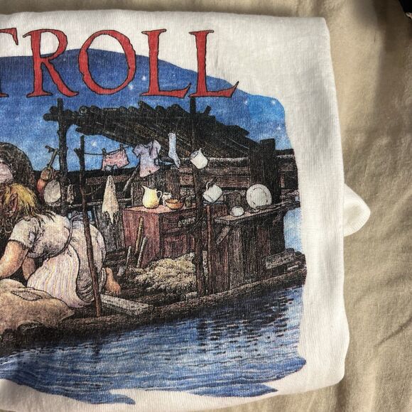 Vintage Trolls Norway Single Stitch T Shirt Mens Unisex XXL 46” Rolf Lidberg Art - Picture 12 of 16